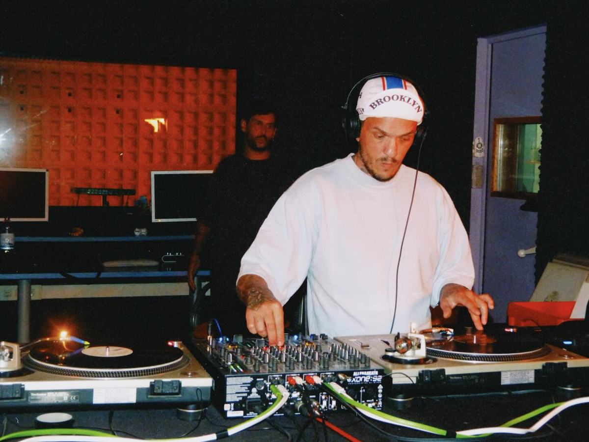 DJ in the ROOF studio
