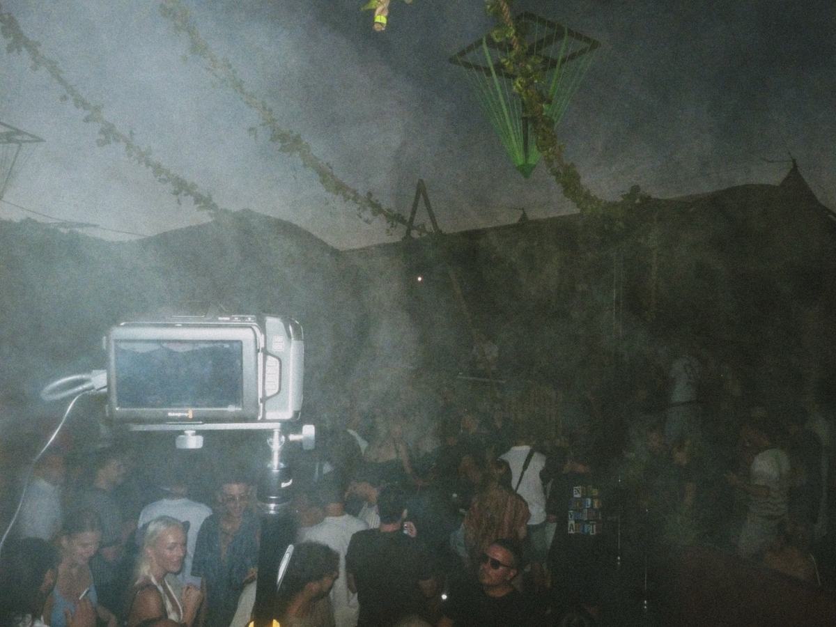 Camera in the smoke